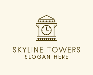 Clock Tower Building logo design