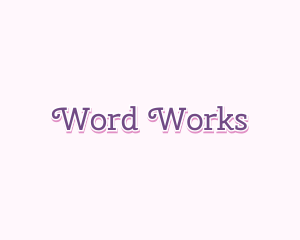 Word - Feminine Beauty Business logo design
