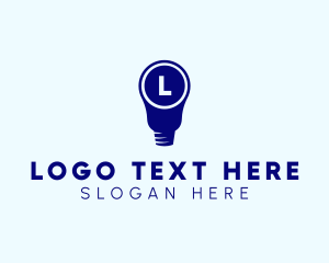 Idea - Electrical Light Bulb Lighting logo design