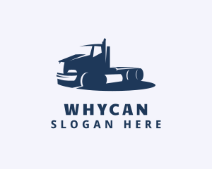 Cargo - Blue Logistics Tractor Truck logo design