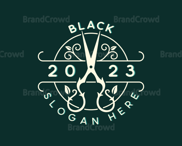 Scissor Gardening Landscaping Logo