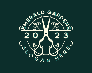 Scissor Gardening Landscaping logo design