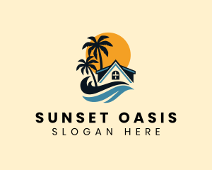 Resort Beach House logo design