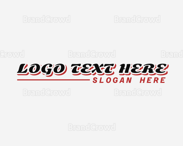 Retro Speed Branding Logo