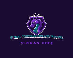 Monster Dragon Shield Logo