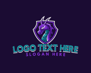 Monster Dragon Shield Logo