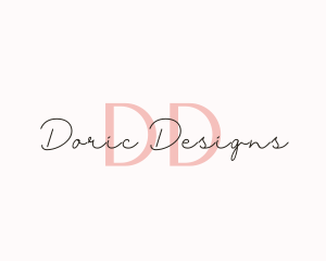 Feminine Signature Beauty logo design