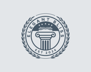 Review Center - Column Academia Learning logo design