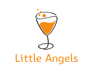 Juicy - Orange Sparkling Juice logo design