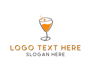Alcoholic - Sparkling Juice Drink logo design