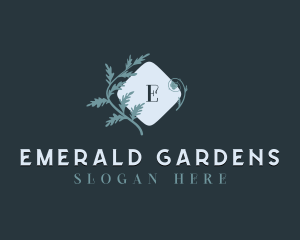 Floral Garden Fern logo design