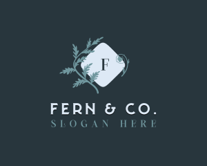 Floral Garden Fern logo design