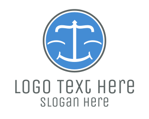 Professional Service - Law Scale Smiling logo design