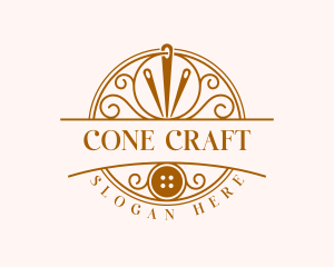 Craft Needle Sewing logo design