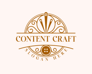 Craft Needle Sewing logo design