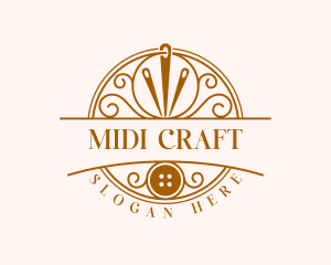 Craft Needle Sewing logo design