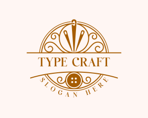 Craft Needle Sewing logo design