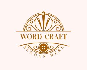 Craft Needle Sewing logo design