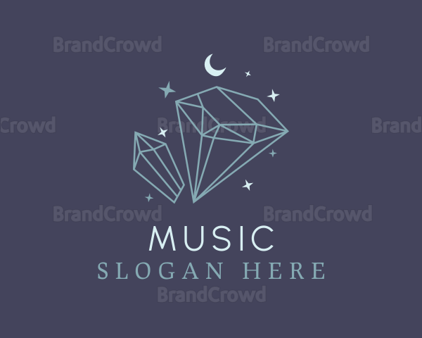 Moon Sparkle Diamond Logo