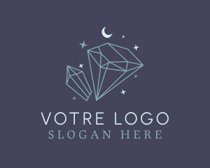 Moon Sparkle Diamond Logo