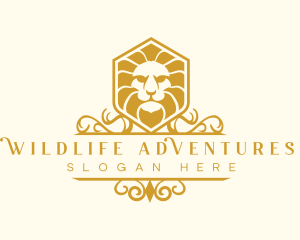 Lion Animal Elegant logo design