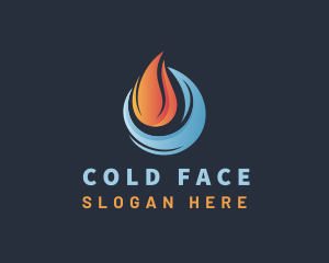 Fire Cold Flame logo design