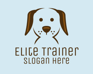 Pet Puppy Dog Face logo design