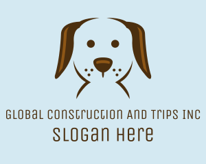 Veterinarian - Pet Puppy Dog Face logo design