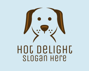 Pet Puppy Dog Face logo design