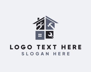 Construction - Home Improvement Tools logo design