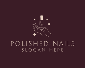 Feminine Nail Salon logo design