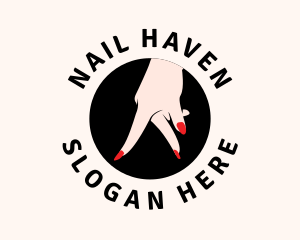 Manicure - Hand Manicure Salon logo design