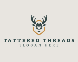 Deer Horn Hunting Logo