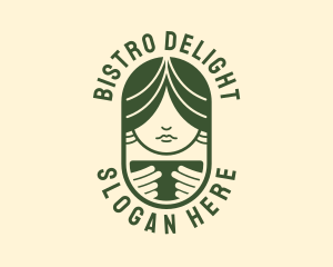 Feminine Brewery Cafe logo design