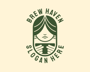 Feminine Brewery Cafe logo design