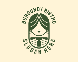 Feminine Brewery Cafe logo design