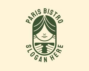 Feminine Brewery Cafe logo design