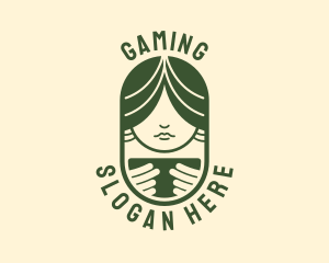 Headwrap - Feminine Brewery Cafe logo design