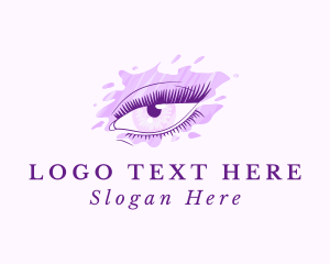 Pretty - Makeup Eyelashes Salon logo design