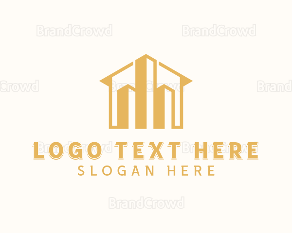 Real Estate Property Contractor Logo