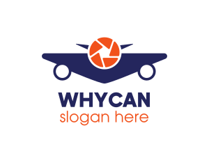Plane - Camera Shutter Airplane logo design