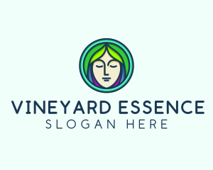 Woman Spa Relaxation logo design