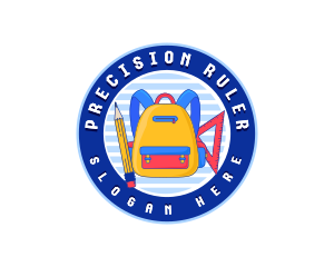 Kiddie School Backpack logo design
