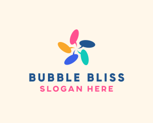 Multicolor Chat Bubble  logo design