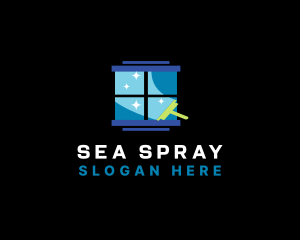 Window Cleaning Housekeeping logo design