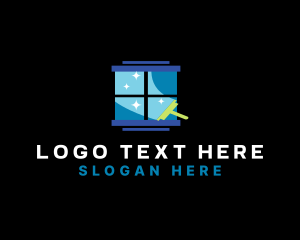 Trash Can - Window Cleaning Housekeeping logo design