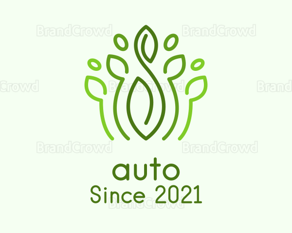 Herb Garden Plant Logo