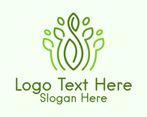 Herb Garden Plant Logo