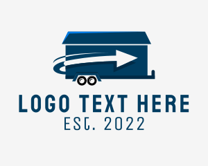 Forwarder - House Moving Logistics logo design