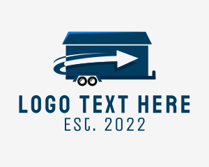 Residential - House Moving Logistics logo design